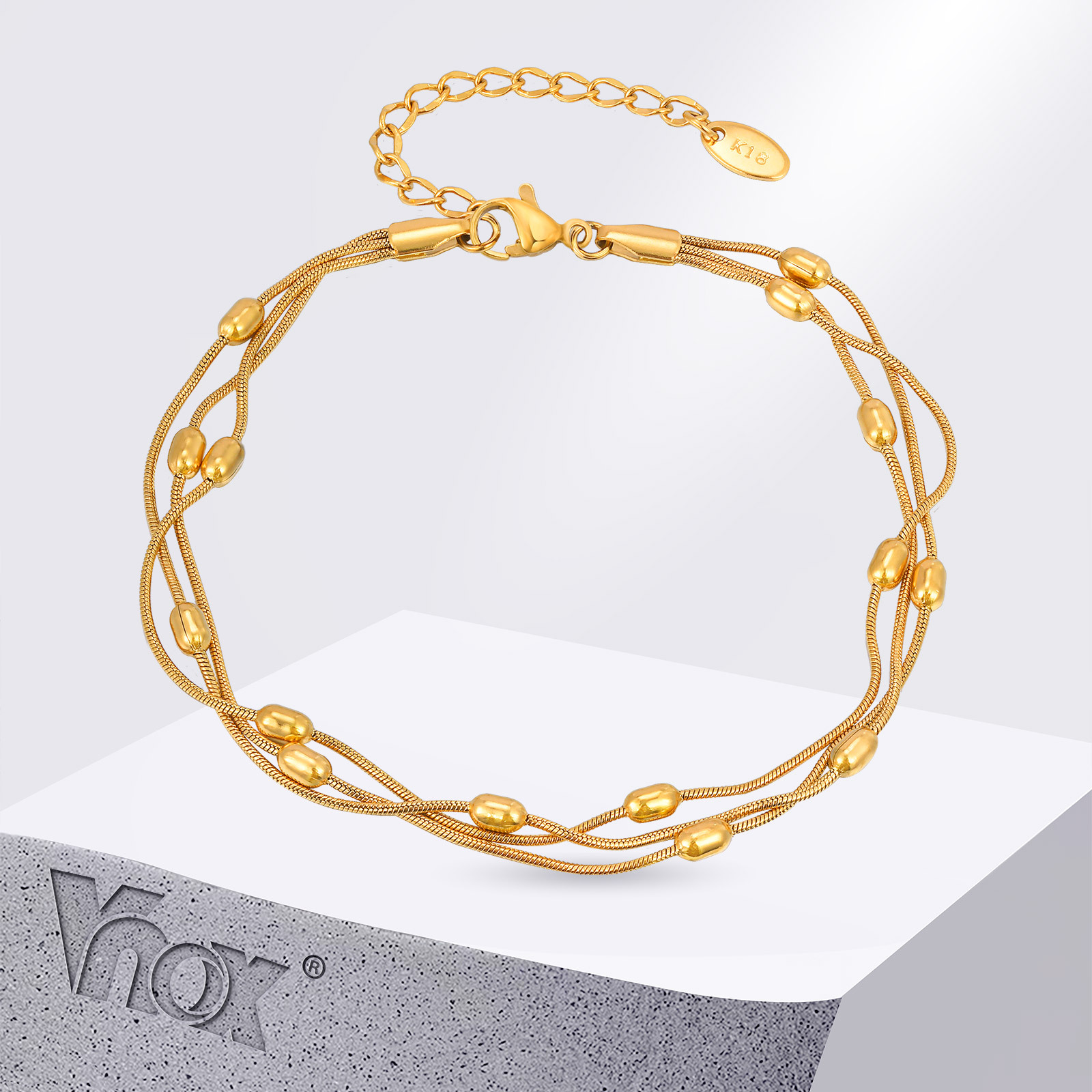 Jc Jewelry & Watches Reviews - Vnox الصيف الفولاذ المقاوم للصدأ ثلاث