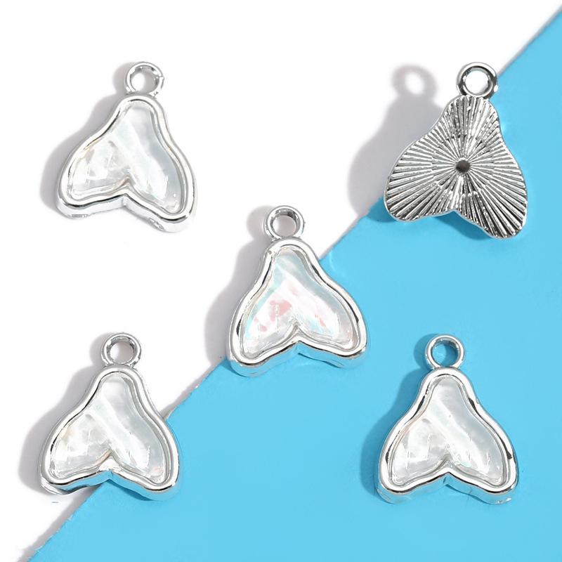 Moon Star Earrings - قلادة نجمة وقمر من السبائك مع