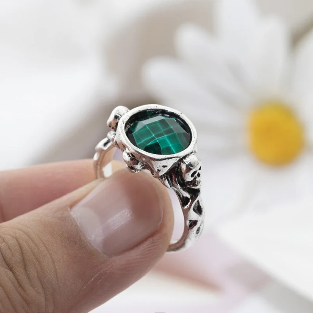 Gothic Skull Ring - جديد خمر المتخصصة الكلاسيكية قراصنة الكاريبي
