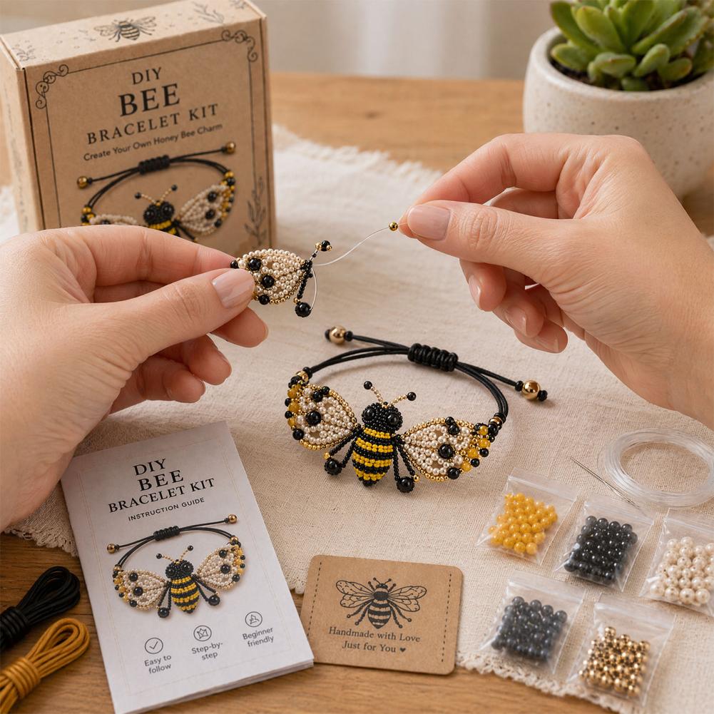 Charm Bracelet Beads - طقم صنع أساور الخرز بتصميم حيوانات