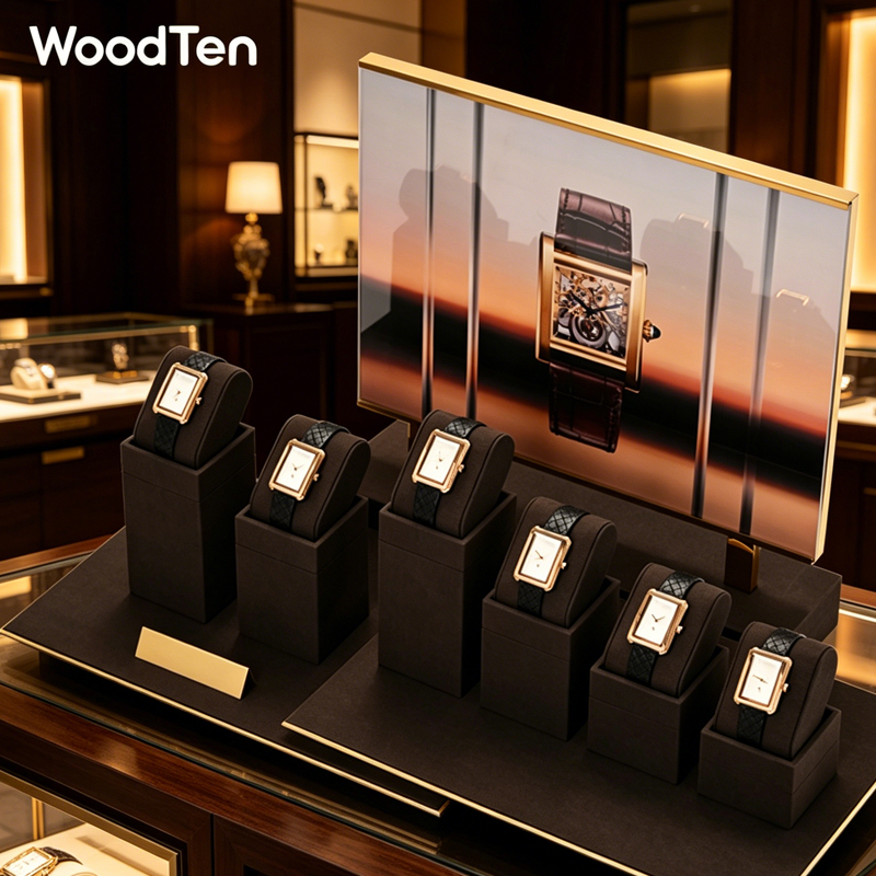 Watches Jewelry Holder - حامل ساعة من الألياف الدقيقة من
