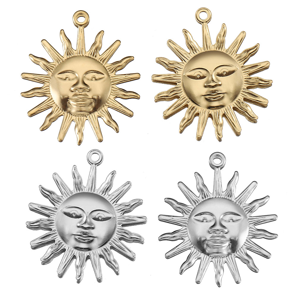 Moon Star Earrings - 5 قطع من قلادات الشمس المصنوعة