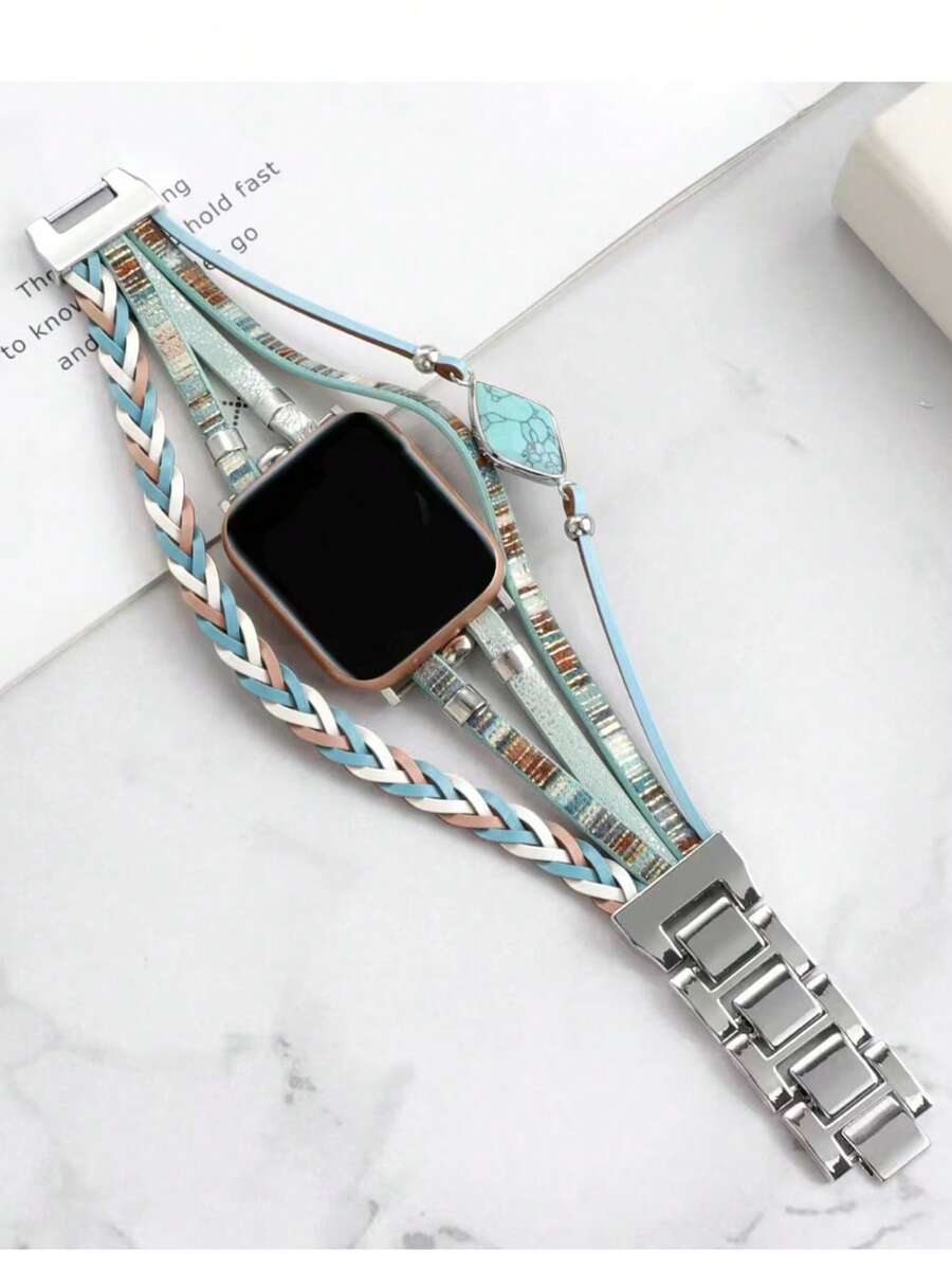 Stones Watches & Jewelry In Sweden Ab - حزام ساعة من الجلد الصناعي بنمط