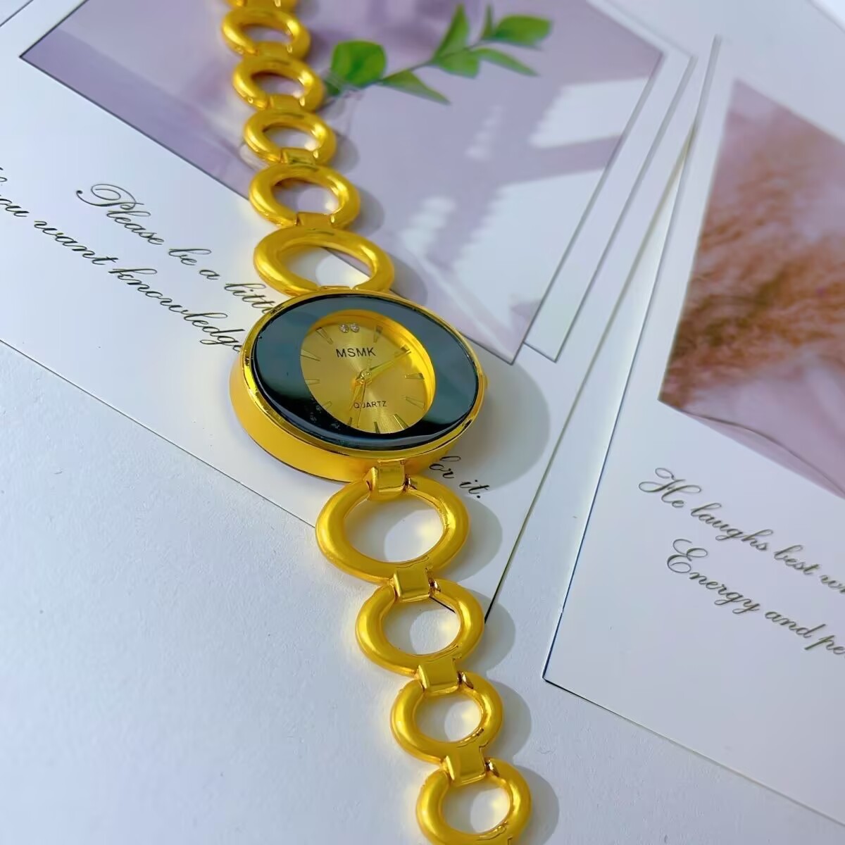 Jewelry And Watches - ساعة أمريكية جديدة مطلية بالذهب عيار
