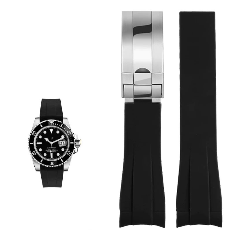 حزام ساعة سيليكون أصلي لرولكس  - مراجعة Rolex Watch Submariner وسعره