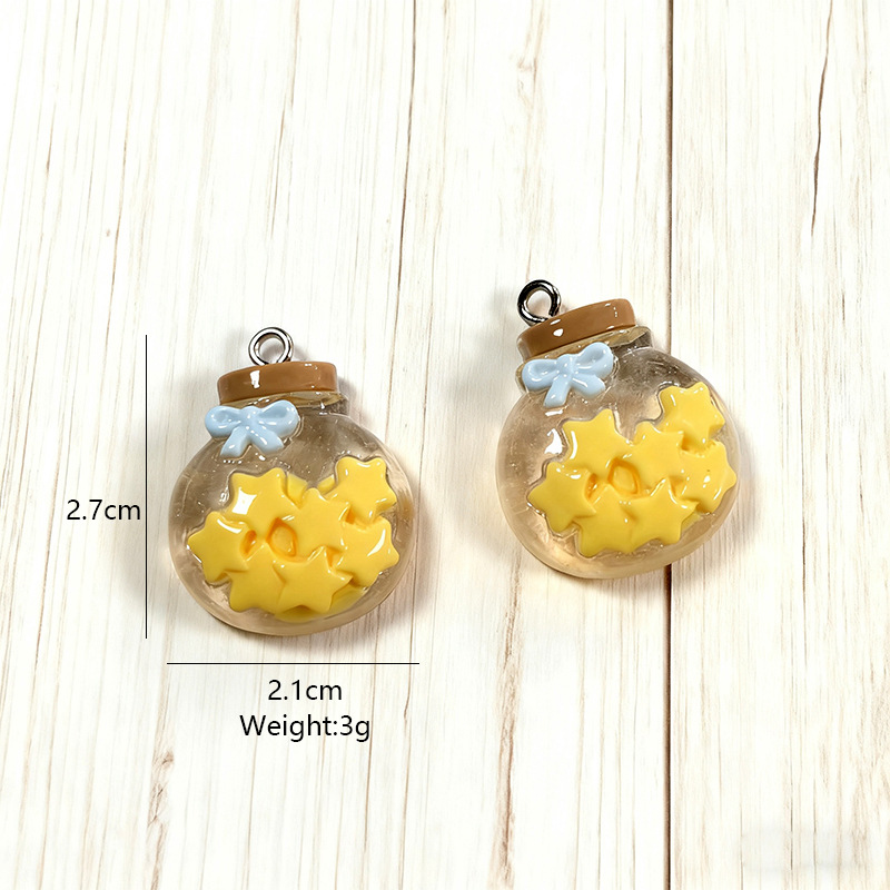 10 قطع من الحلي الزجاجية على ش - مراجعة Moon Star Earrings وسعره