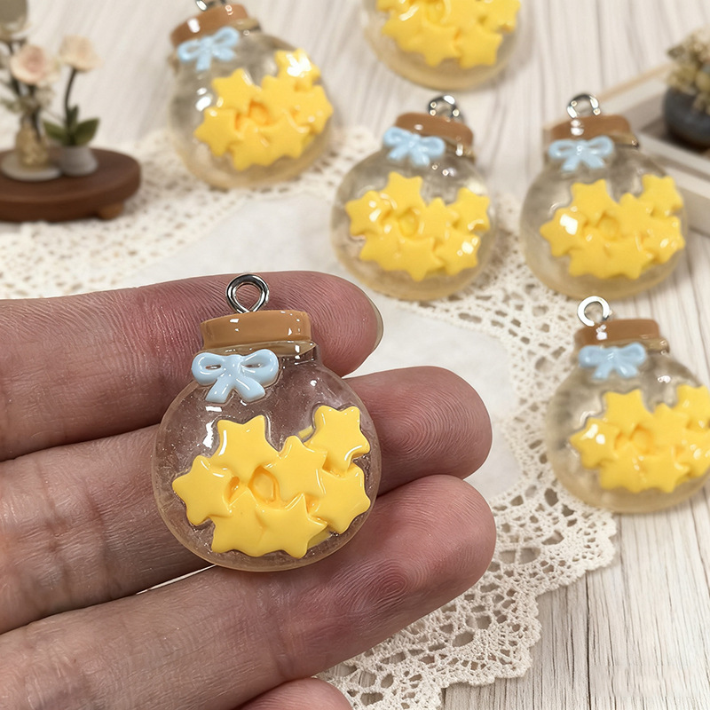 10 قطع من الحلي الزجاجية على ش - مراجعة Moon Star Earrings وسعره