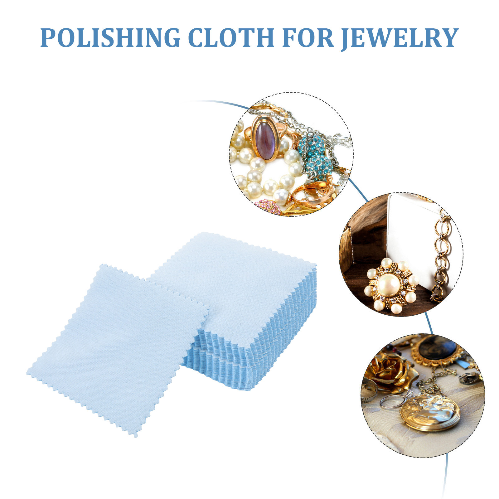 قطعتان من قماش تلميع الفضة 8×8 - مراجعة Jewelry And Watches وسعره