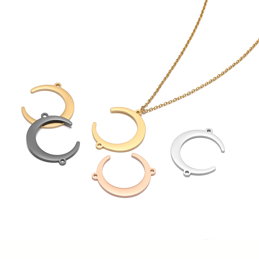 5 قطع الفولاذ المقاوم للصدأ ال - مراجعة Moon Star Earrings وسعره