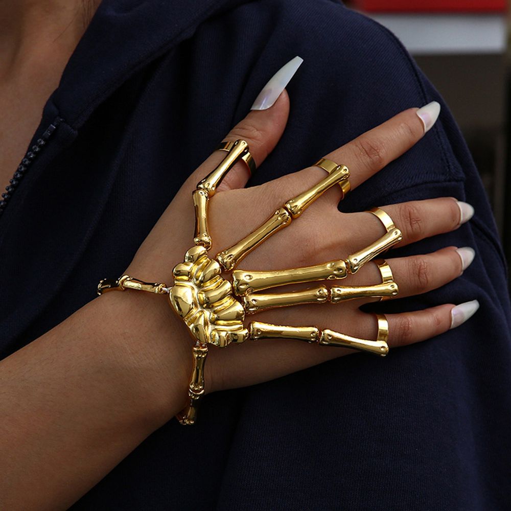 المعادن معصمه حزب الشرير القوط - مراجعة Gothic Skull Ring وسعره