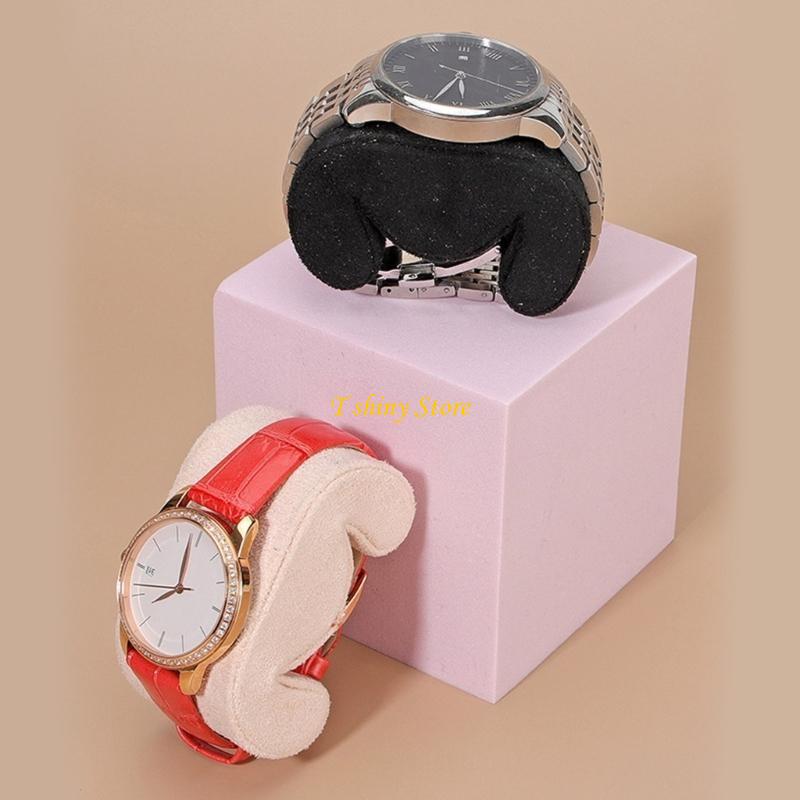 N58f وسادة الجلد الغزل - مراجعة Watches Jewelry Holder وسعره