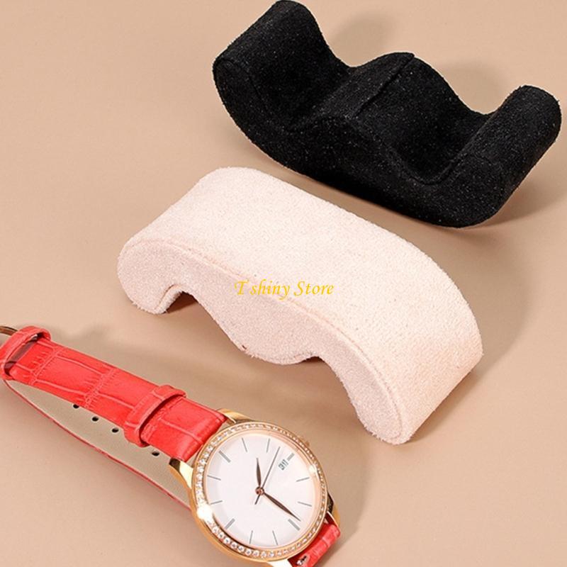N58f وسادة الجلد الغزل - مراجعة Watches Jewelry Holder وسعره