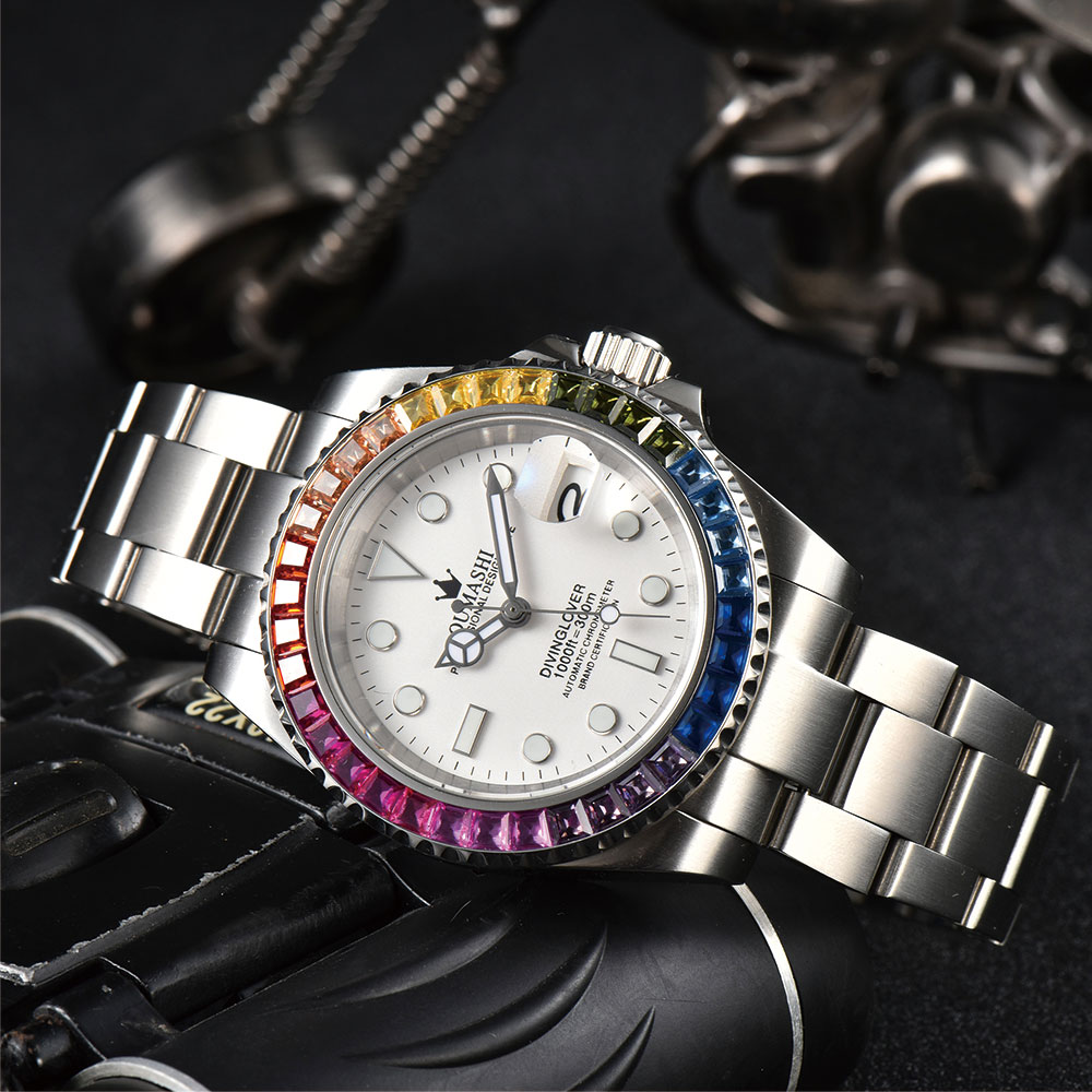 ساعة غوص فاخرة للرجال 40 ملم،  - مراجعة Watch Strap Replacement وسعره