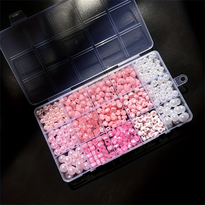 صندوق أبجدي وردي مكون من 10 قط - مراجعة Charm Bracelet Beads وسعره