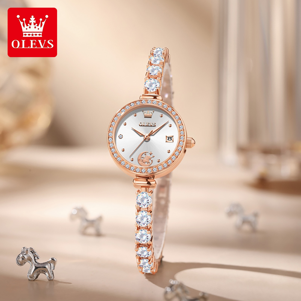 ساعة OLEVS 2998 أصلية للنساء م - مراجعة Jewelry And Watches وسعره