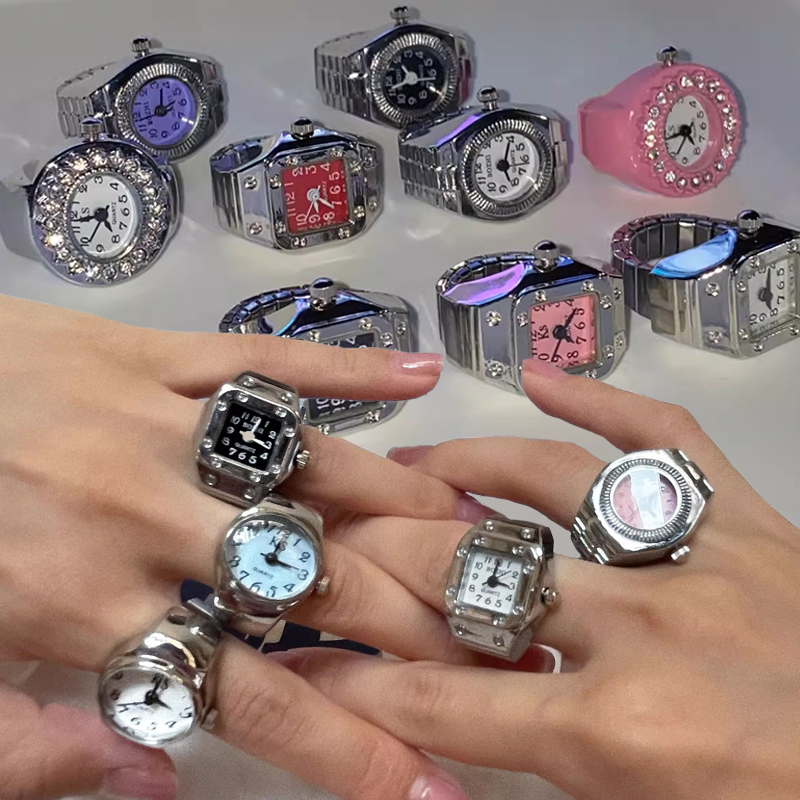 ساعات أصابع رقمية مرنة بتصميم  - مراجعة Vintage Jewelry Watches Women وسعره
