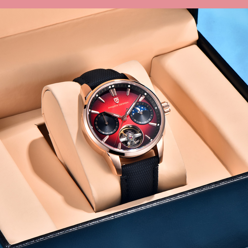ساعات باجاني ديزاين الفاخرة ال - مراجعة Mens Mechanical Watch وسعره