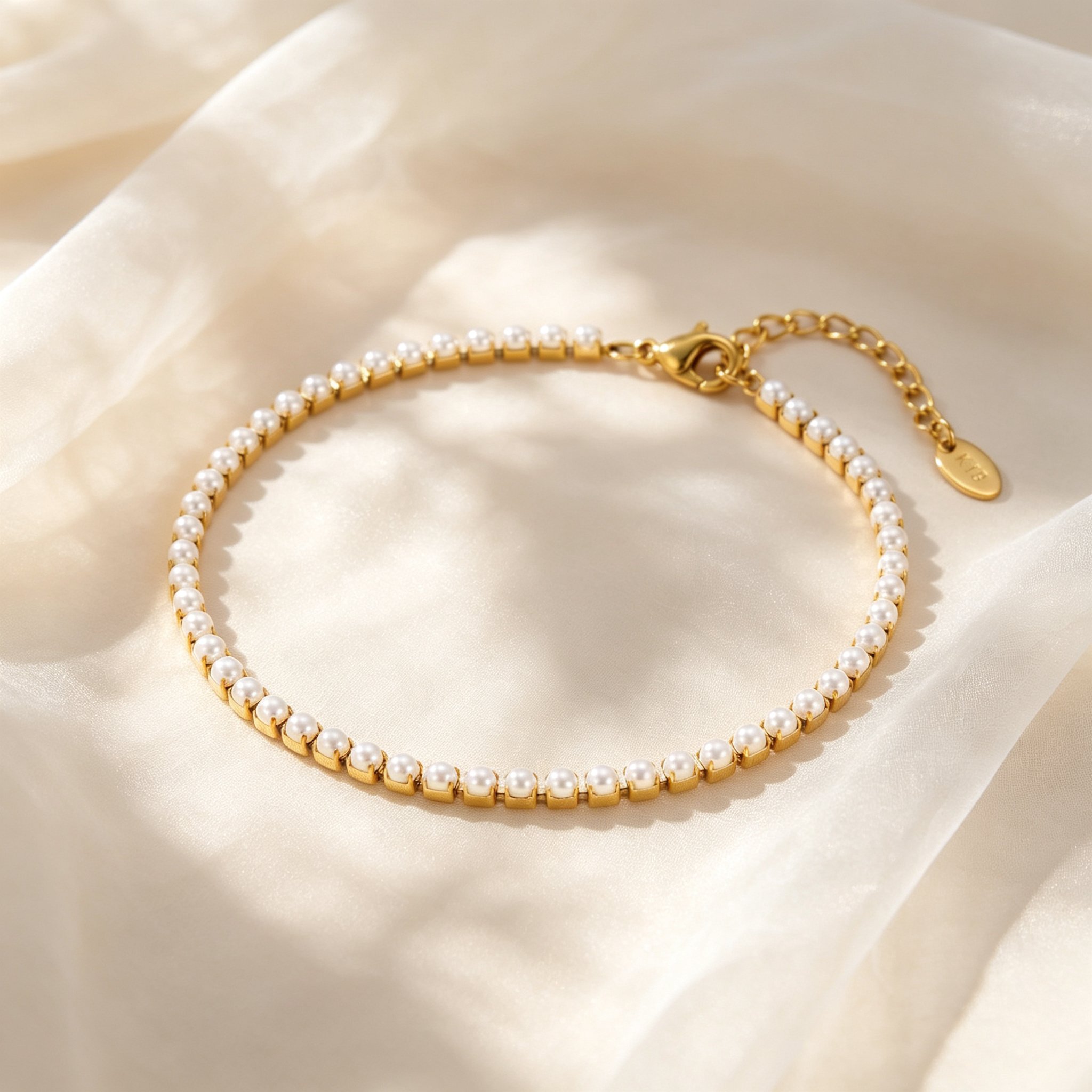 سوار كاحل أنيق مزخرف باللؤلؤ ا - مراجعة Jc Jewelry & Watches Reviews وسعره