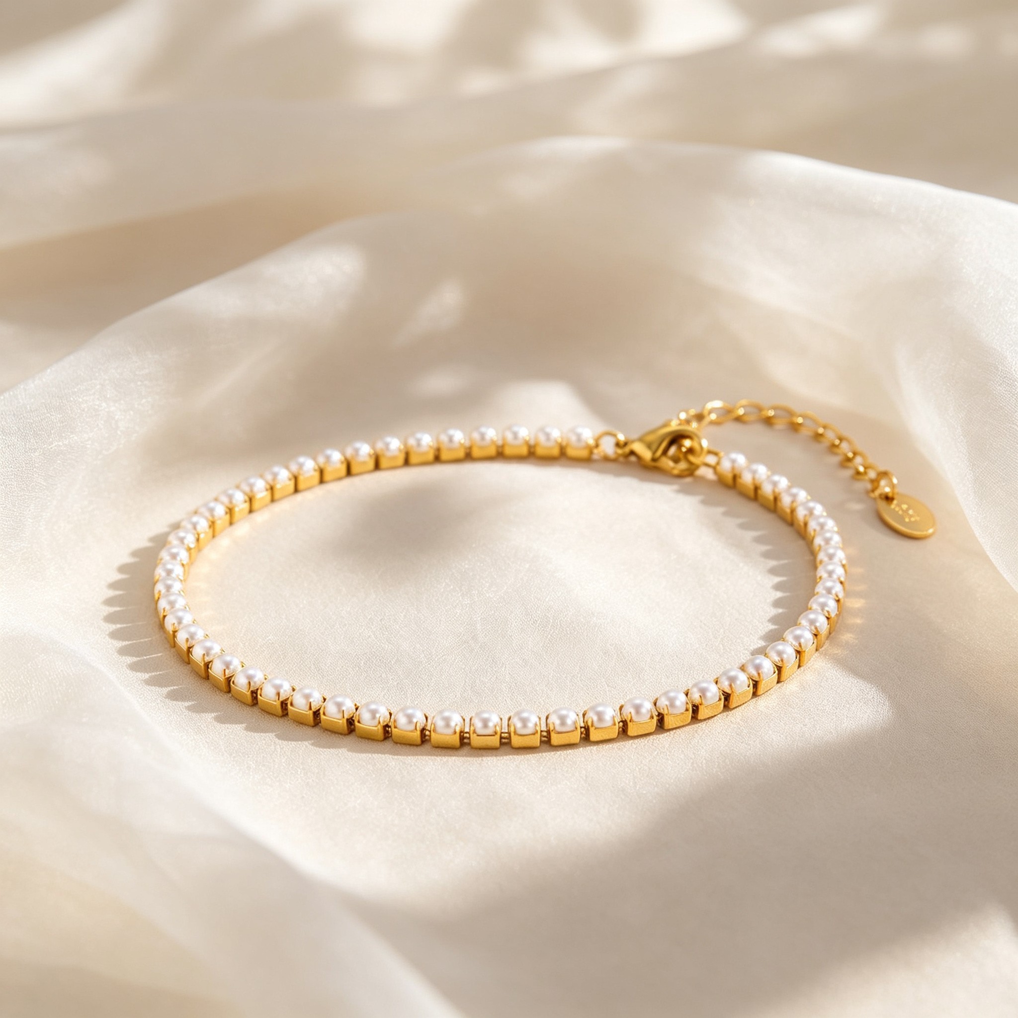 سوار كاحل أنيق مزخرف باللؤلؤ ا - مراجعة Jc Jewelry & Watches Reviews وسعره