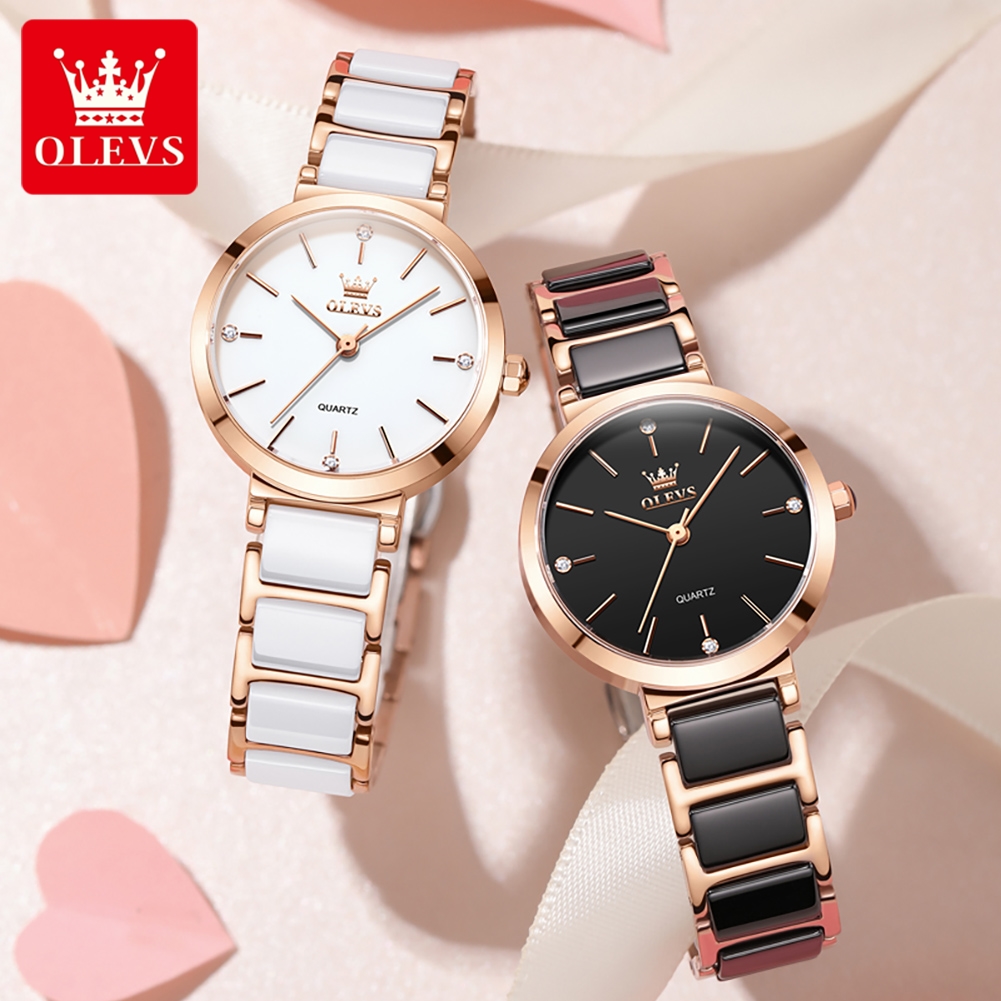 OLEVS ساعة نسائية 5877 ساعة كو - مراجعة Watch Strap Replacement وسعره