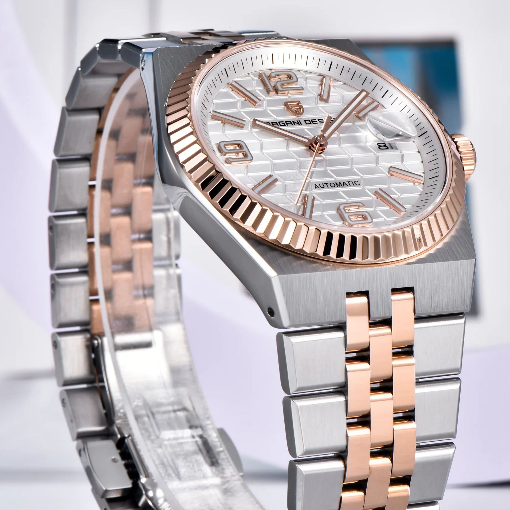 ساعة رجالية فاخرة من باجاني دي - مراجعة Mens Mechanical Watch وسعره