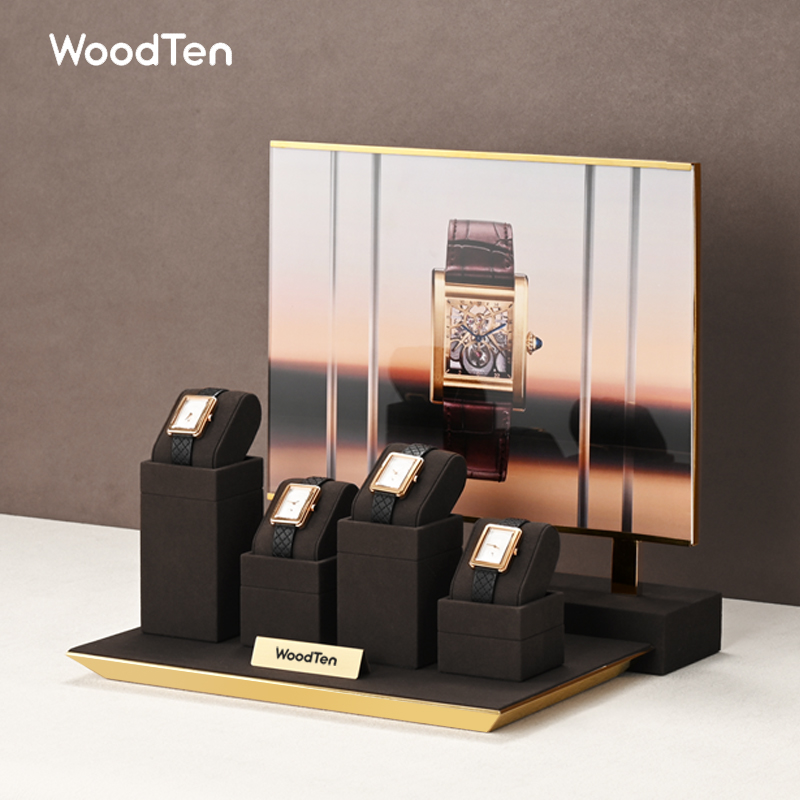 حامل ساعة من الألياف الدقيقة م - مراجعة Watches Jewelry Holder وسعره