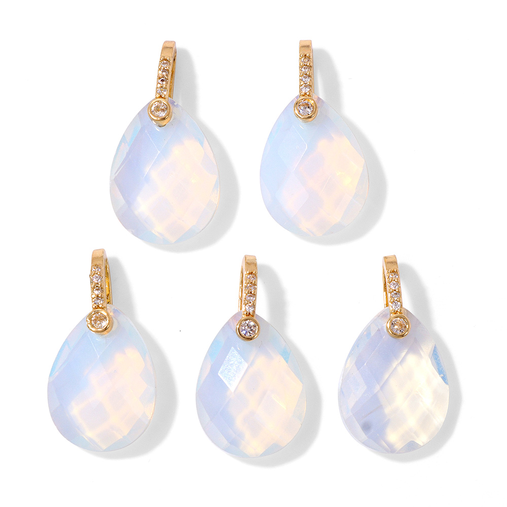 2 قطع الأبيض أوبال المعلقات سح - مراجعة Opal Earrings Dangle وسعره