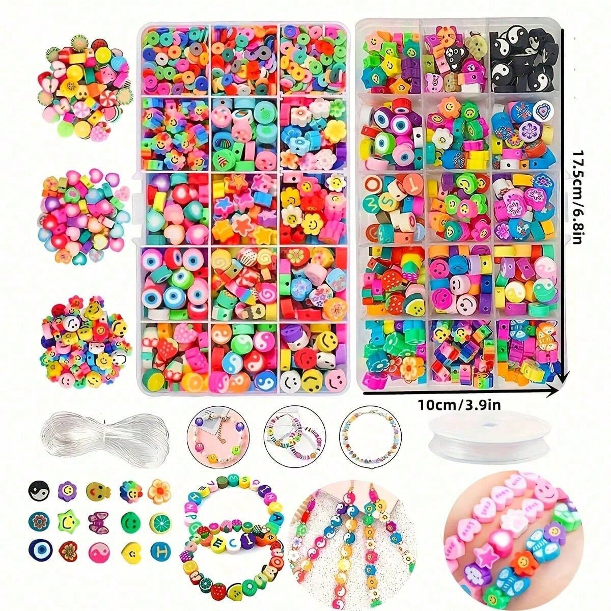 مجموعة خرز من الطين البوليمر 1 - مراجعة Charm Bracelet Beads وسعره