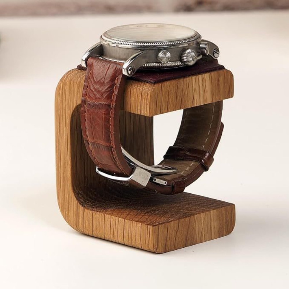 جديد حامل ساعة من الخشب الصلب  - مراجعة Watches Jewelry Holder وسعره