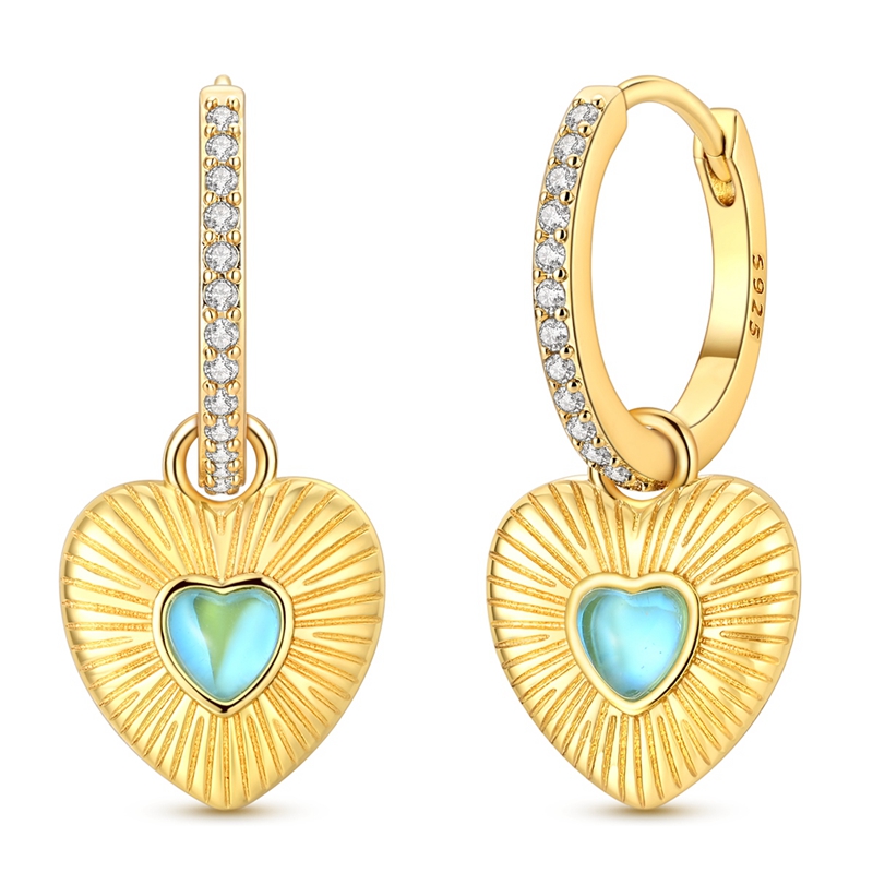 أقراط فضية عيار 925 على شكل قل - مراجعة Opal Earrings Dangle وسعره