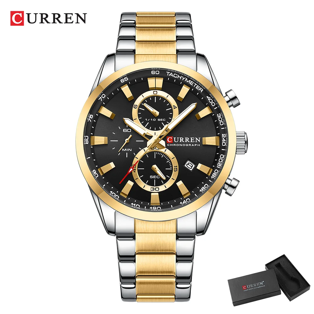 CURREN ساعات كوارتز كرونو رياض - مراجعة Jewelry And Watches وسعره