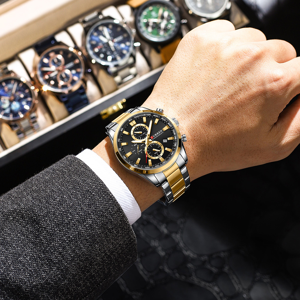 CURREN ساعات كوارتز كرونو رياض - مراجعة Jewelry And Watches وسعره
