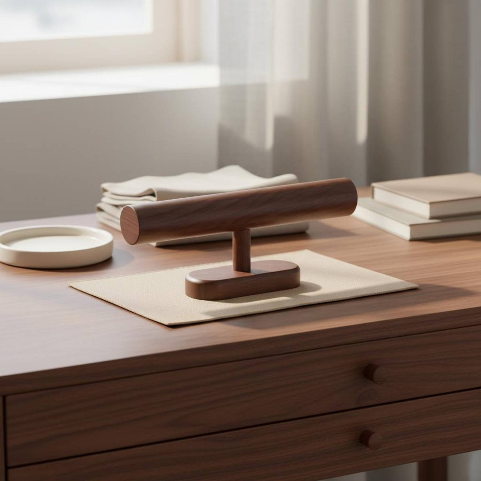 حامل ساعات خشبي متعدد الوظائف، - مراجعة Watches Jewelry Holder وسعره