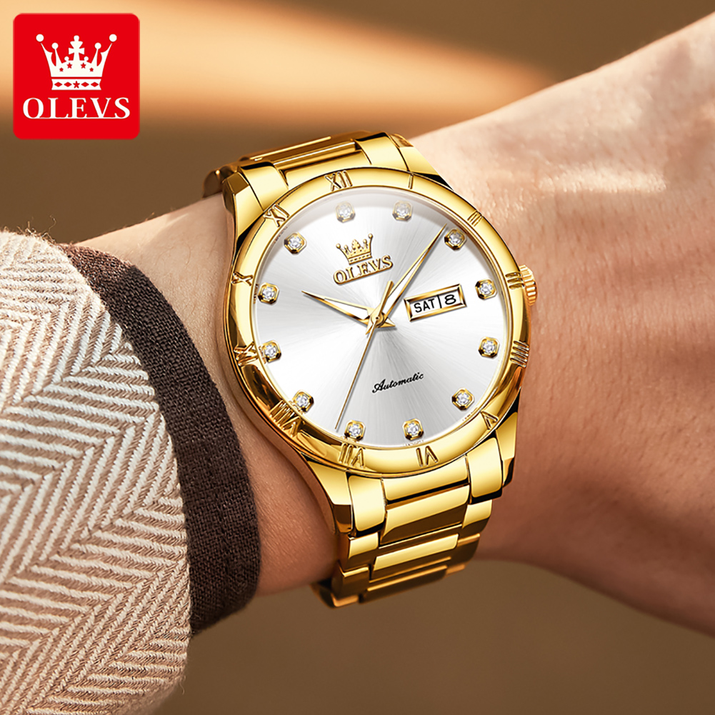 ساعات OLEVS للرجال فاخرة كاجوا - مراجعة Mens Mechanical Watch وسعره