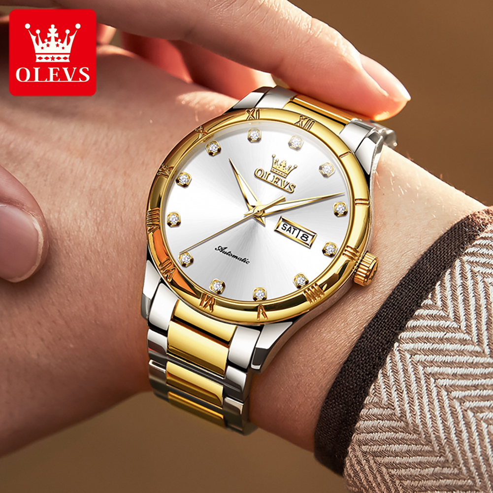 ساعات OLEVS للرجال فاخرة كاجوا - مراجعة Mens Mechanical Watch وسعره