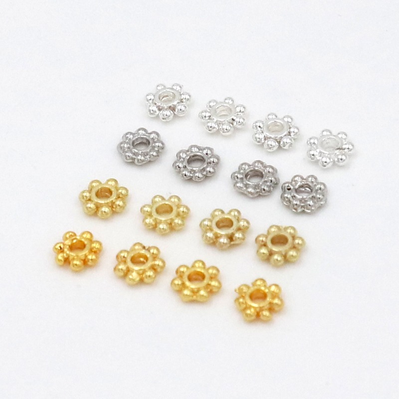 50 قطعة 18K مطلية بالذهب 925 ا - مراجعة Charm Bracelet Beads وسعره