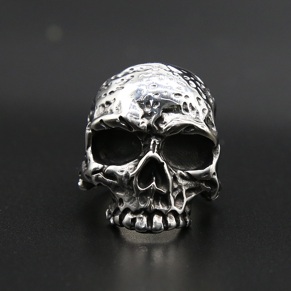 القوطية 316L الفولاذ المقاوم ل - مراجعة Gothic Skull Ring وسعره