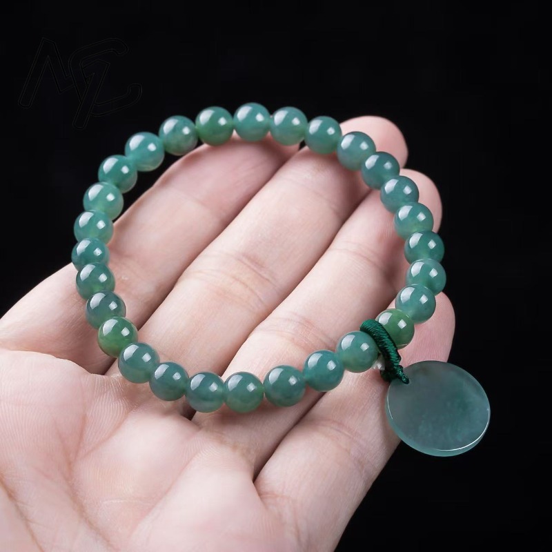 سوار محبوك يدويًا من خرز اليشم - مراجعة Charm Bracelet Beads وسعره