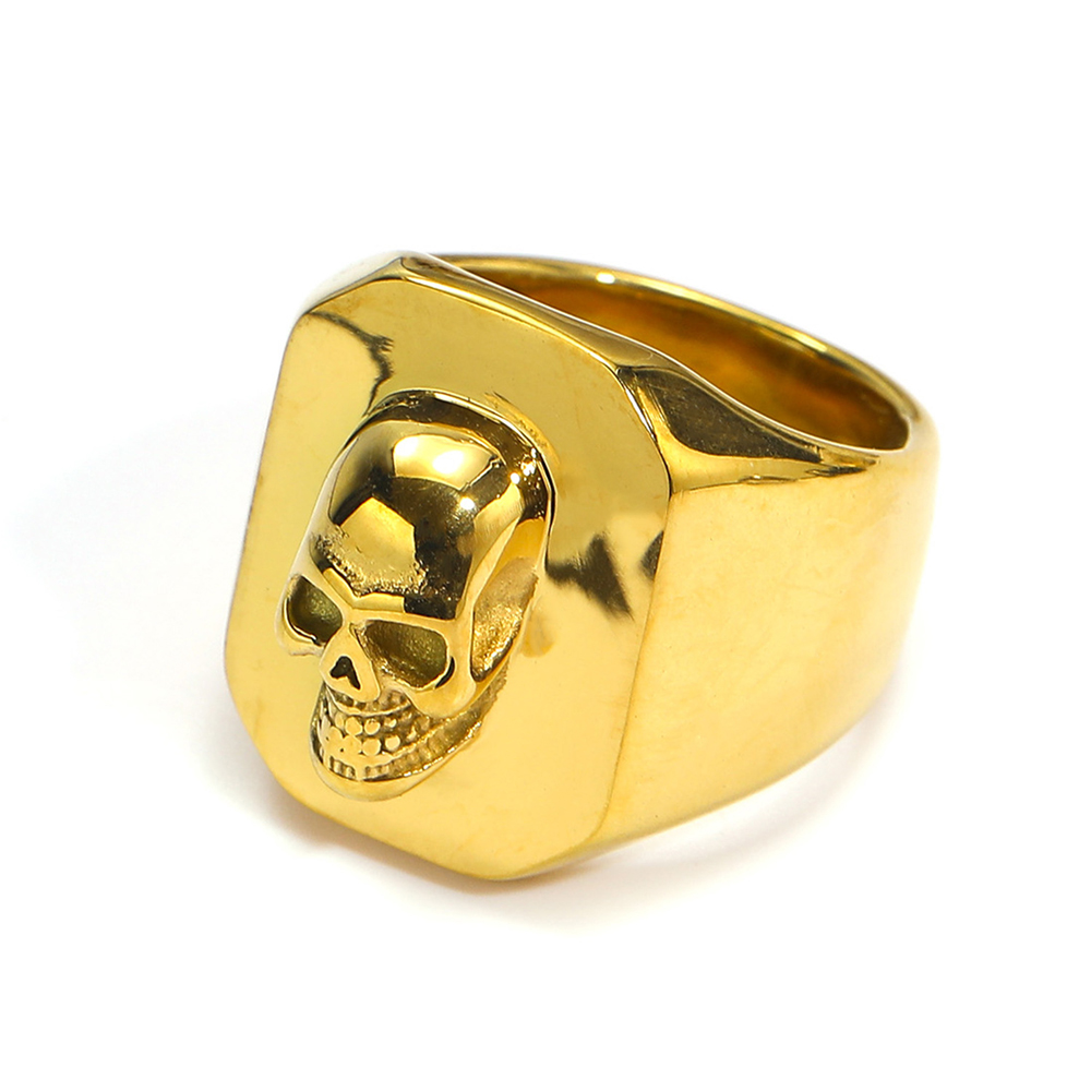 القوطية الشرير الهيكل العظمي خ - مراجعة Gothic Skull Ring وسعره