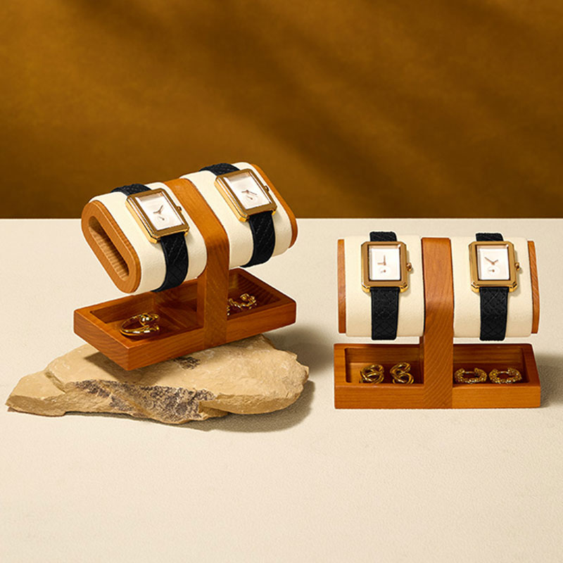 حامل عرض ساعات خشبي من وودتن،  - مراجعة Watches Jewelry Holder وسعره