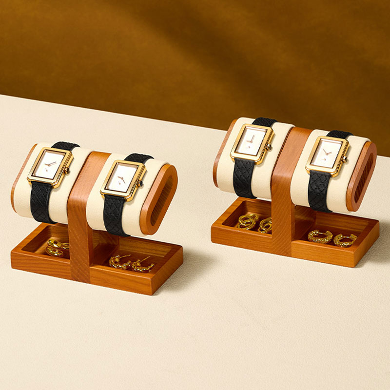 حامل عرض ساعات خشبي من وودتن،  - مراجعة Watches Jewelry Holder وسعره