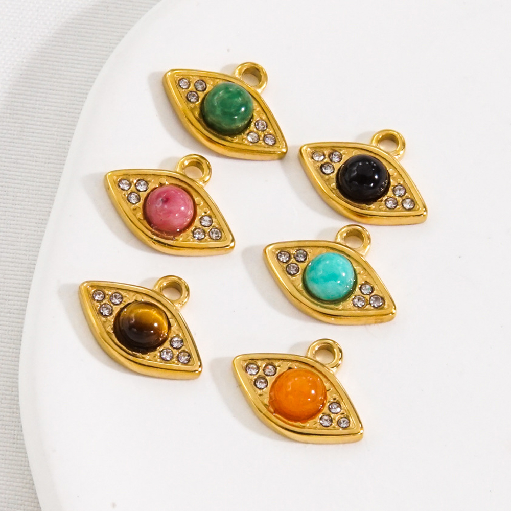 3 قطعة الخرز الحجر الطبيعي الع - مراجعة Charm Bracelet Beads وسعره