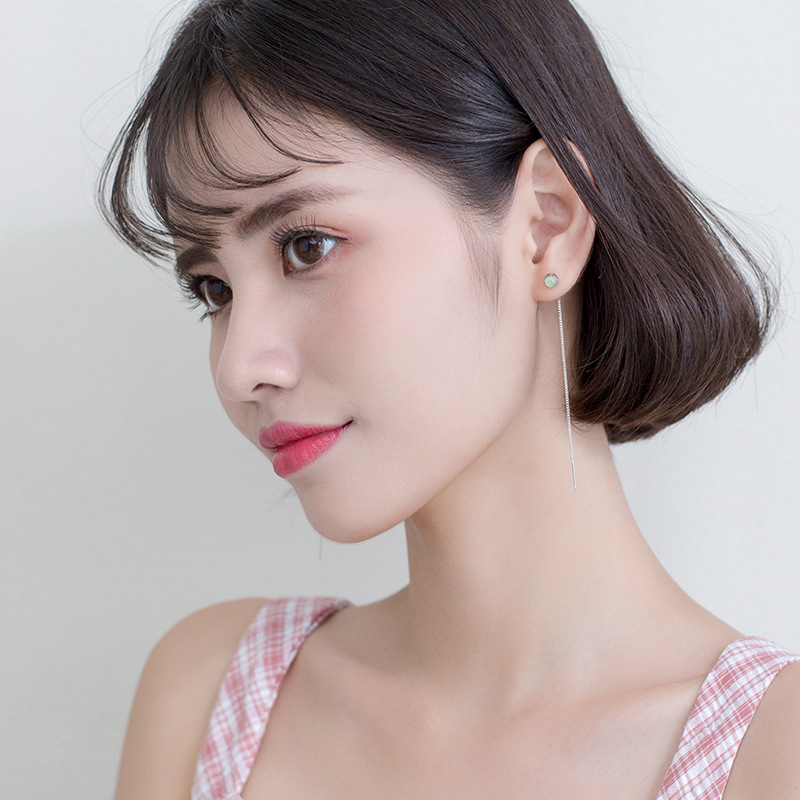 Modian موضة استرخى القرط 925 ف - مراجعة Opal Earrings Dangle وسعره