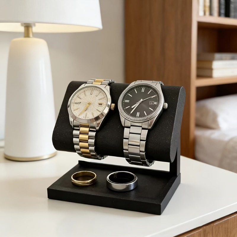 حامل عرض مزدوج للساعات والمجوه - مراجعة Watches Jewelry Holder وسعره