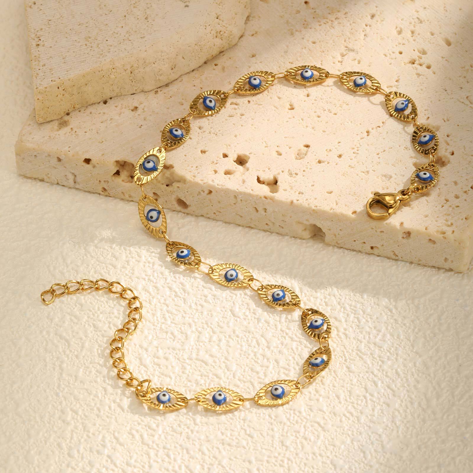 سوار الكاحل بتصميم العين الشري - مراجعة Jc Jewelry & Watches Reviews وسعره