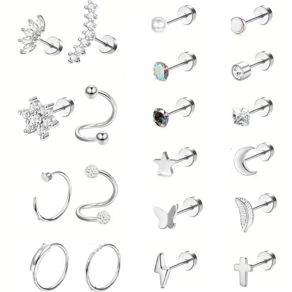 Drperfect-أقراط فولاذية جراحية - مراجعة Opal Earrings Dangle وسعره