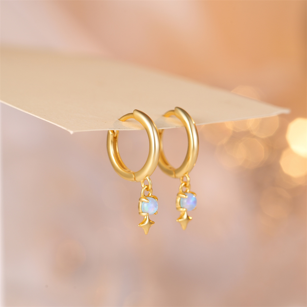 روكسي الأبيض أوبال قطرة هوب أق - مراجعة Opal Earrings Dangle وسعره