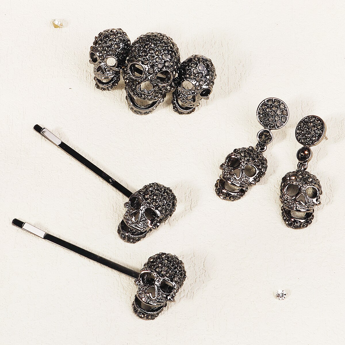 القوطية الشرير الأسود العنكبوت - مراجعة Gothic Skull Ring وسعره