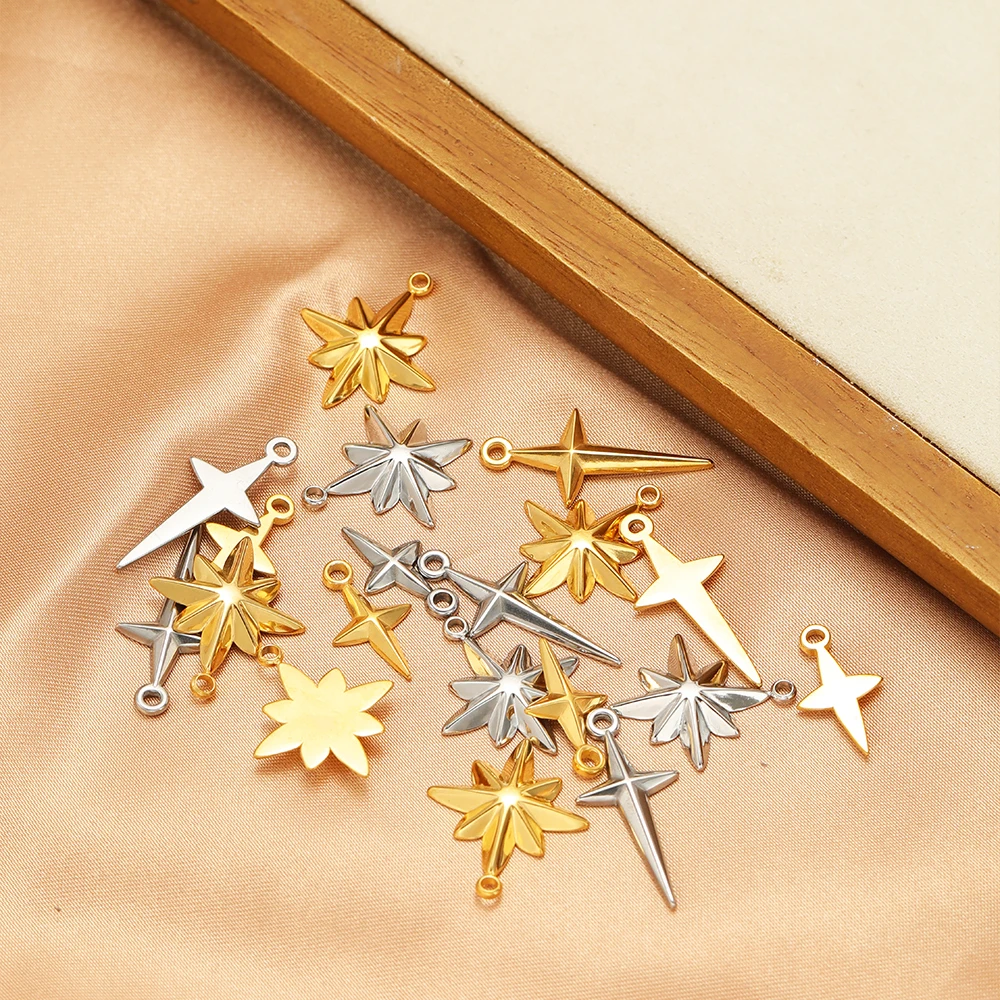 5 قطع عالية الجودة الفولاذ الم - مراجعة Moon Star Earrings وسعره