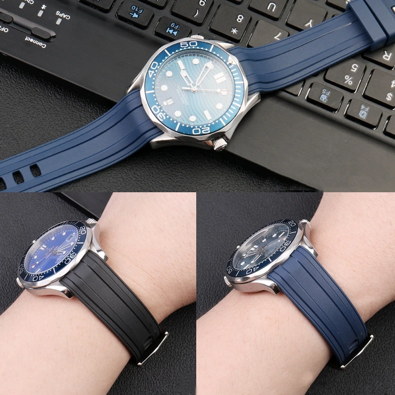 20 مللي متر المطاط ساعات سيليك - مراجعة Omega Watch Speedmaster وسعره
